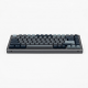 75-Key Wireless Mechanical Keyboard, Aluminum Frame, RGB Backlit, Dark Gray and Blue
