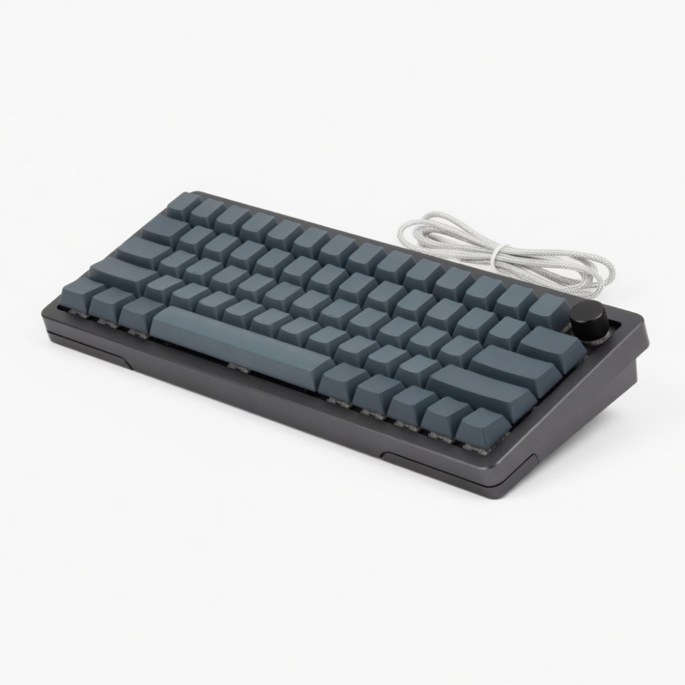 Wireless Mechanical Keyboard, Compact 65% Layout, Dark Gray