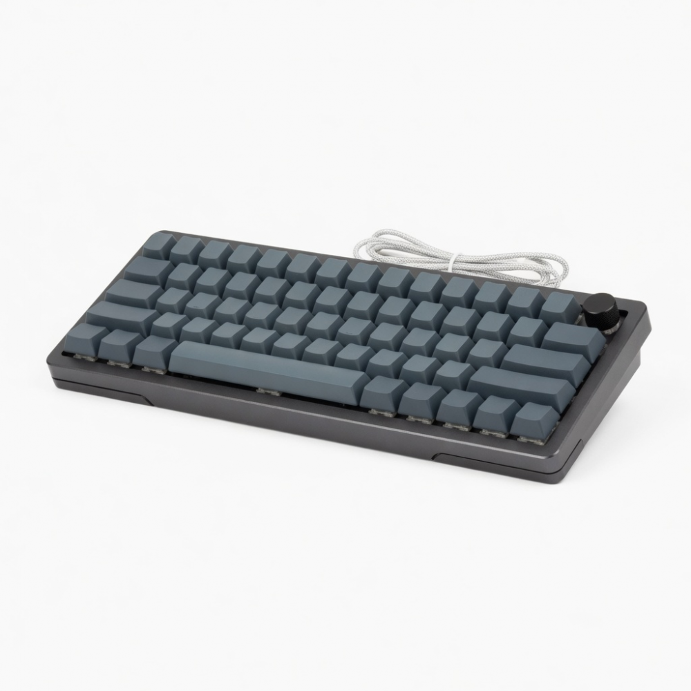 Wireless Mechanical Keyboard, Compact 65% Layout, Dark Gray