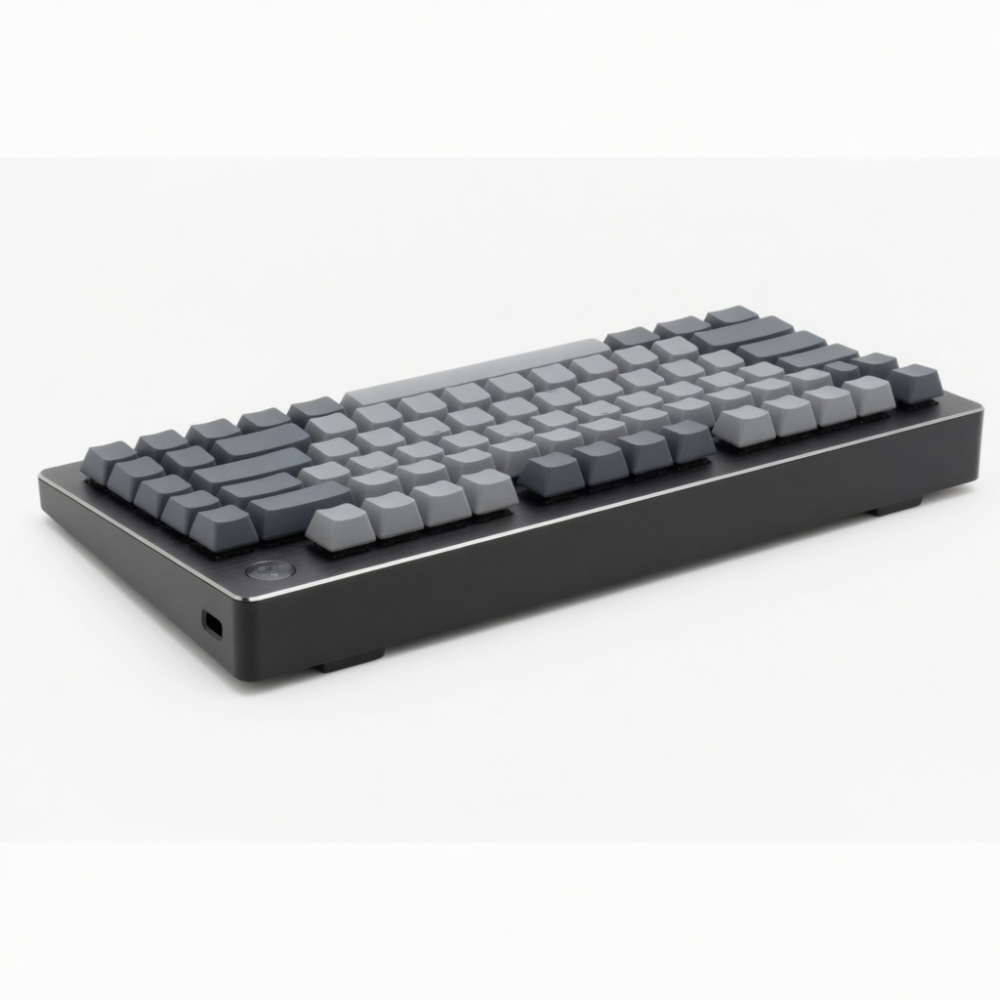 84-Key Wireless Mechanical Keyboard, 75% Layout, Gray