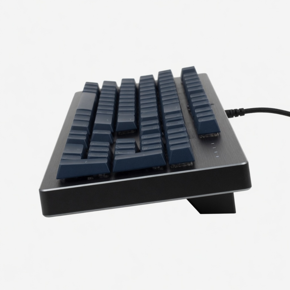 104-Key Wired Mechanical Keyboard, Full-Size Black Keyboard