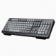 Full Size Mechanical Keyboard, 104-Key, Wireless, Black