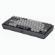 75% Wireless Mechanical Keyboard, Gray Compact Layout, RGB Backlighting