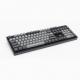 104-Key Wireless Mechanical Keyboard, Black and Gray Full-Size Layout