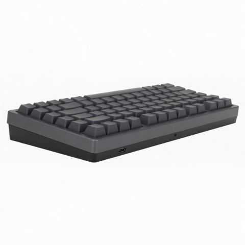 Wireless Mechanical Keyboard, 75% Layout, Dark Gray, 82 Keys