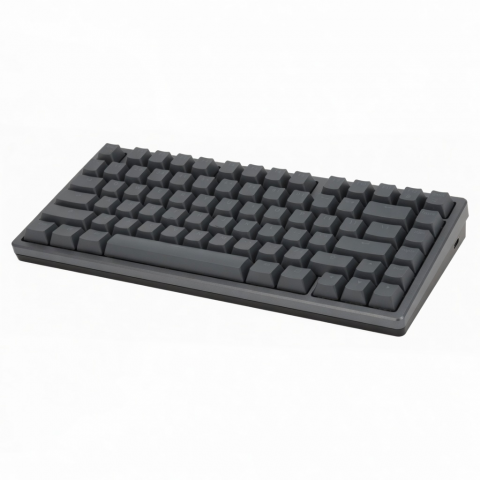 Wireless Mechanical Keyboard, 75% Layout, Dark Gray, 82 Keys