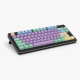 Wireless Alice Layout Mechanical Keyboard, Compact Split Design, Multicolor Keycaps
