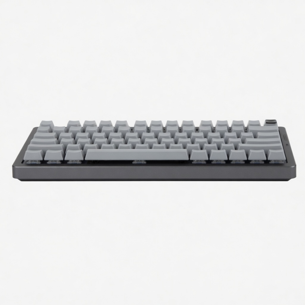 84-Key Wireless Mechanical Keyboard, Compact Gray Layout