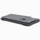 Wireless Mechanical Keyboard, 98-Key Compact Layout, Gray Keycaps