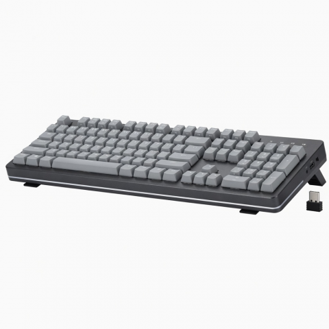 Full Size Wireless Mechanical Keyboard, Gray