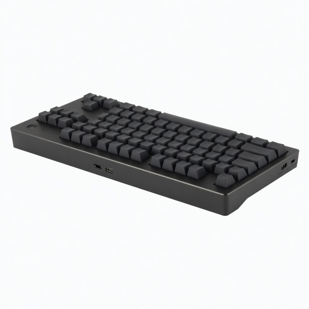 Wireless Mechanical Keyboard, Full-Size 104-Key Black Keyboard