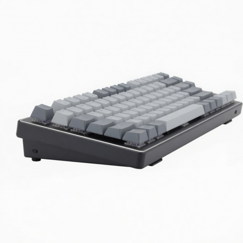 Wireless Mechanical Keyboard, 84-Key Gray Full-Size Layout