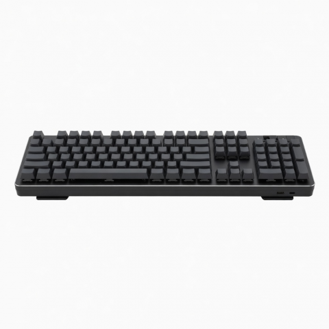 Wireless Mechanical Keyboard, Full-Size 104-Key, Black, USB-C Rechargeable