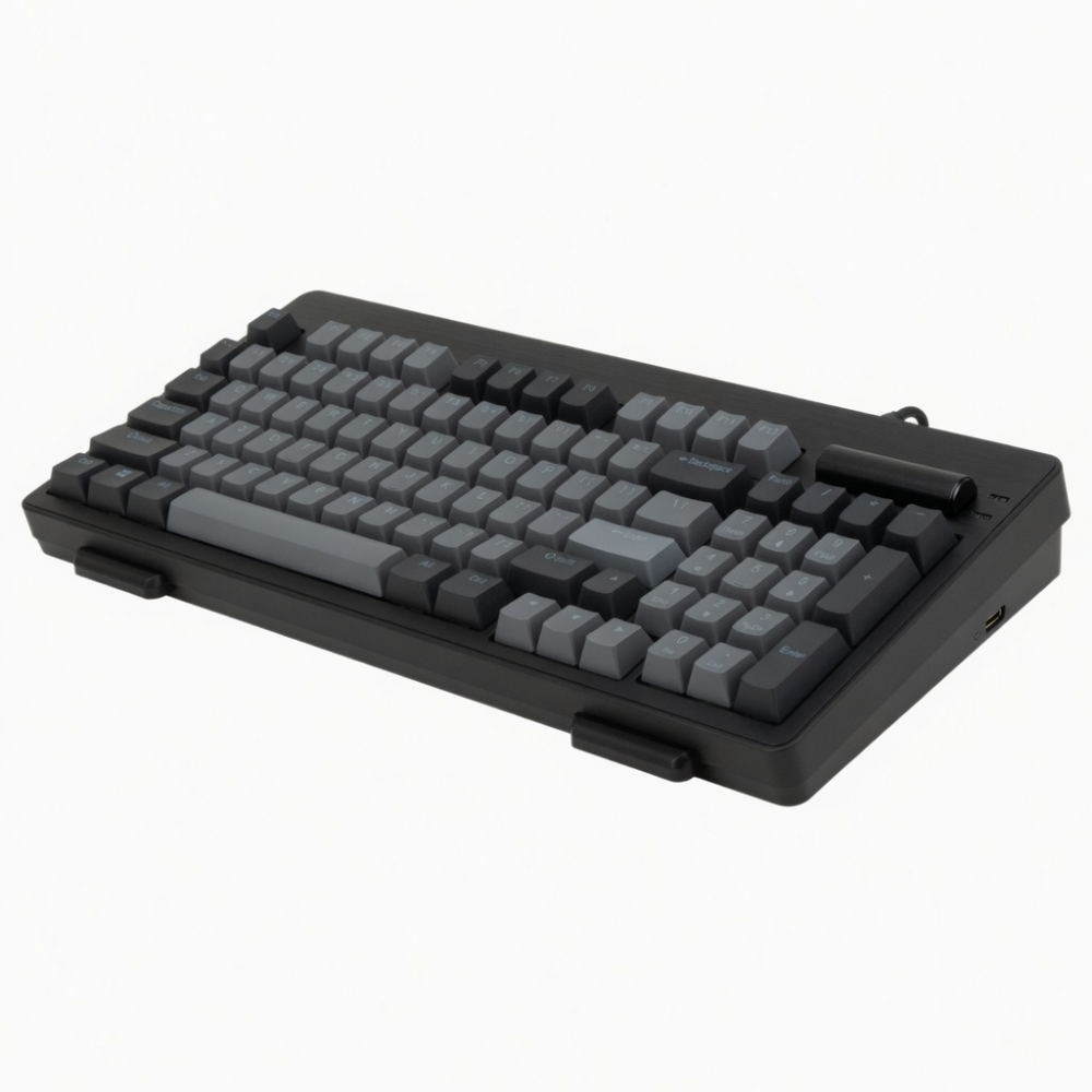 84-Key Wireless Mechanical Keyboard with Control Knob