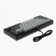 Wired Mechanical Keyboard, 60% Compact Layout, 61-Key Design, Gray Keycaps