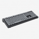 Wireless Mechanical Keyboard, 104-Key Full-Size Gray Keyboard