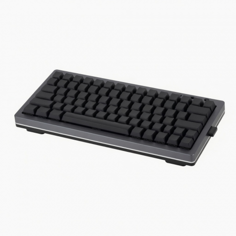 Wireless Magnetic Switch Keyboard, Compact Black Layout