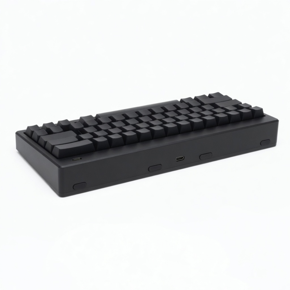 80-Key Alice Layout Wireless Mechanical Keyboard, Black
