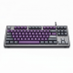 100-Key Wireless Mechanical Keyboard, Purple and Gray Keycaps