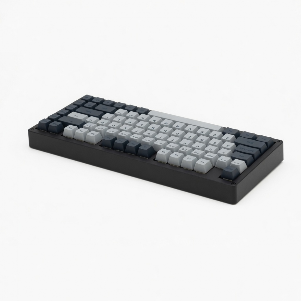 Mechanical Keyboard, 65-Key Compact Layout, Dual-Tone Keycaps