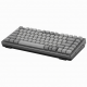 80-Key Wireless Mechanical Keyboard, Compact Layout, Gray and Black
