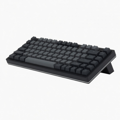 82-Key Wireless Magnetic Switch Keyboard, 75% Compact Layout, Black