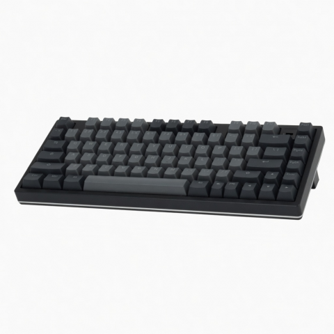 82-Key Wireless Magnetic Switch Keyboard, 75% Compact Layout, Black