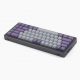 96-Key Wireless Mechanical Keyboard, Alice Layout, Purple Gray
