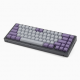 96-Key Wireless Mechanical Keyboard, Alice Layout, Purple Gray