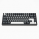 65% Wireless Mechanical Keyboard, Gray and White Keycaps