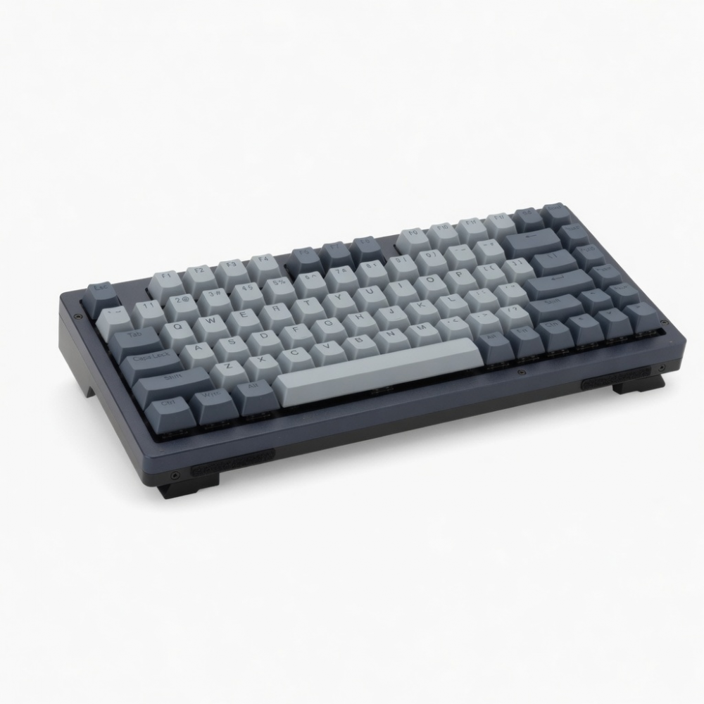87-Key Mechanical Keyboard, Gray Compact Layout