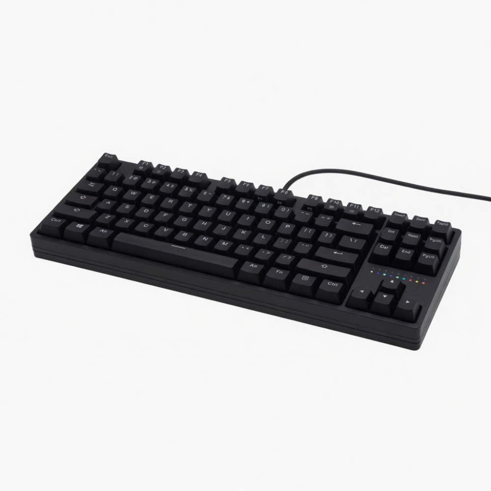 Wired Mechanical Keyboard 87-Key Tenkeyless Black Keyboard