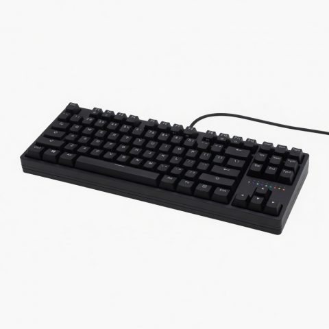 Wired Mechanical Keyboard 87-Key Tenkeyless Black Keyboard