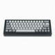 60% Compact Keyboard, Gray Keycaps, Black Frame