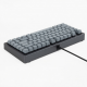 75-Key Mechanical Keyboard, Gray Compact Layout, Wired Connection