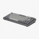 96-Key Mechanical Keyboard, Gray Aluminum Frame, Compact Layout