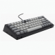 65-Key Mechanical Keyboard, Wired, Compact Black and Gray Design