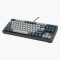 80-Key Mechanical Keyboard, Wired, Gray and Black, Compact Layout