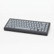 100-Key Low-Profile Mechanical Keyboard, Gray USB-C Wired