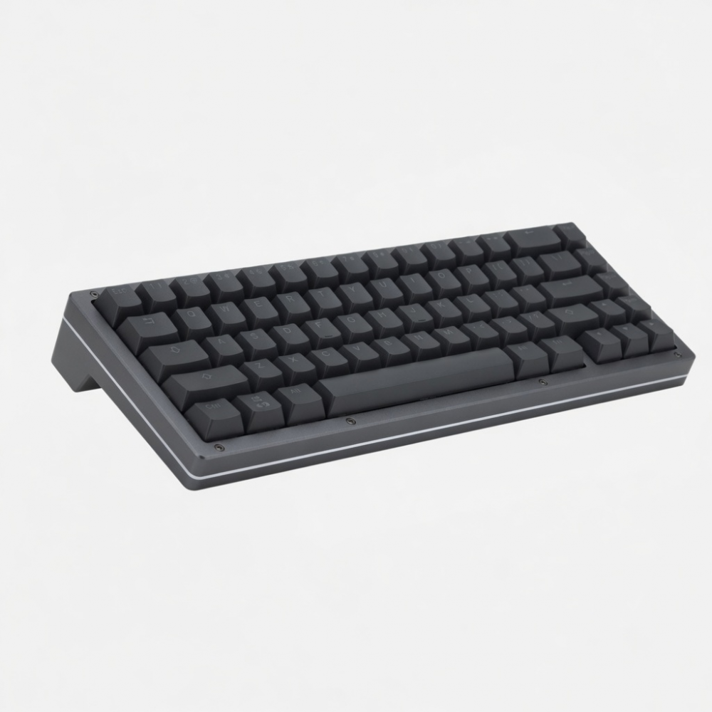 65-Key Mechanical Keyboard, Black Compact Layout