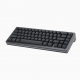 65-Key Mechanical Keyboard, Black Compact Layout