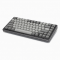 75% Mechanical Keyboard, 84-Key, Gray/White