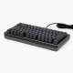 75-Key Mechanical Keyboard, Compact Wired Design, Black Keycaps