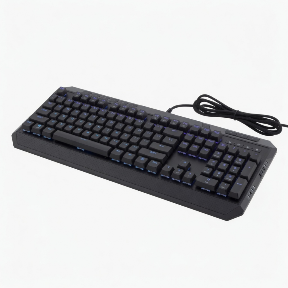 80-Key Wired Mechanical Gaming Keyboard, Black, RGB Backlit
