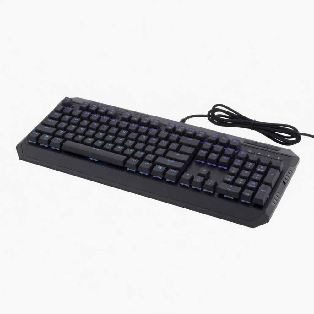 80-Key Wired Mechanical Gaming Keyboard, Black, RGB Backlit