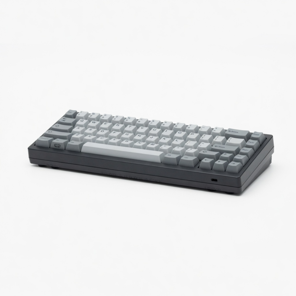 Mechanical Keyboard, Compact Layout, Gray Keycaps, Wired Connection